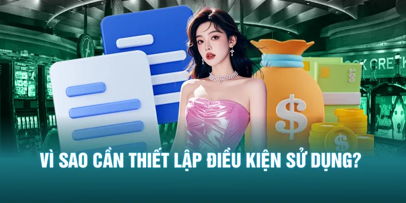 Vì sao cần thiết lập điều kiện sử dụng?
